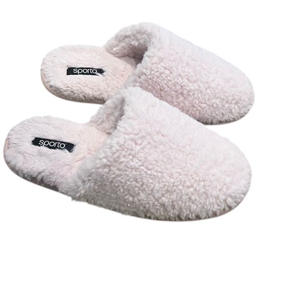 Sporto Pink Susie Faux Shearling Slippers - Picture 15 of 15